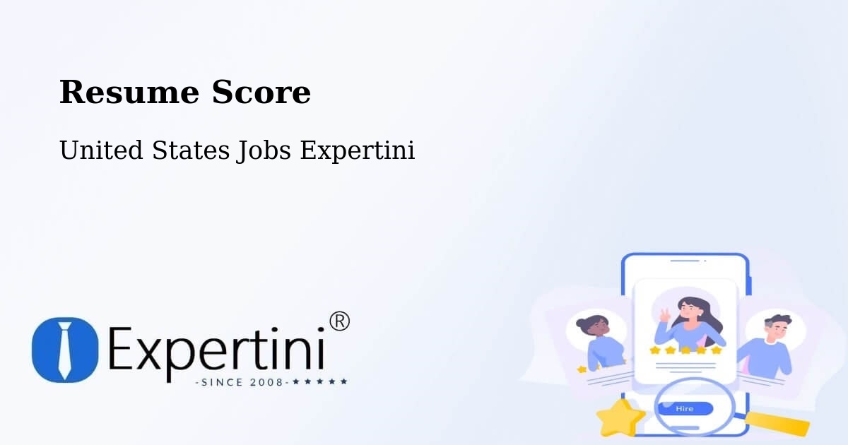 Resume Score & Job Description Match Tool – Frazee - United States Jobs Expertini